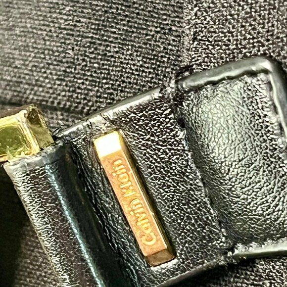 Calvin Klein Buckled Sheath Little Black  Short Dress - Picture 6 of 13